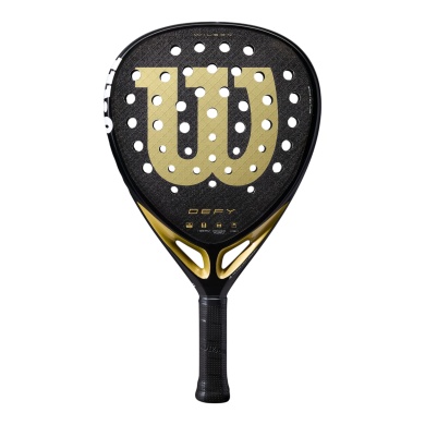 Wilson Padelschläger Defy V1 365g/Diamant schwarz/gold